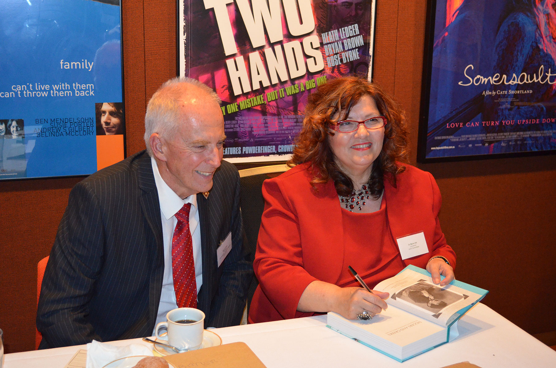 08 Symposium 6th Dec 2012. Maria Hill and Keith Lloyd Book Signing