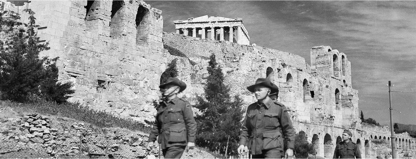 Australian soldiers on leave in Athens (AWM 006792)